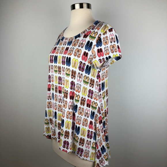 Cupio Shoe Tee T-Shirt Top - Picture 3 of 8